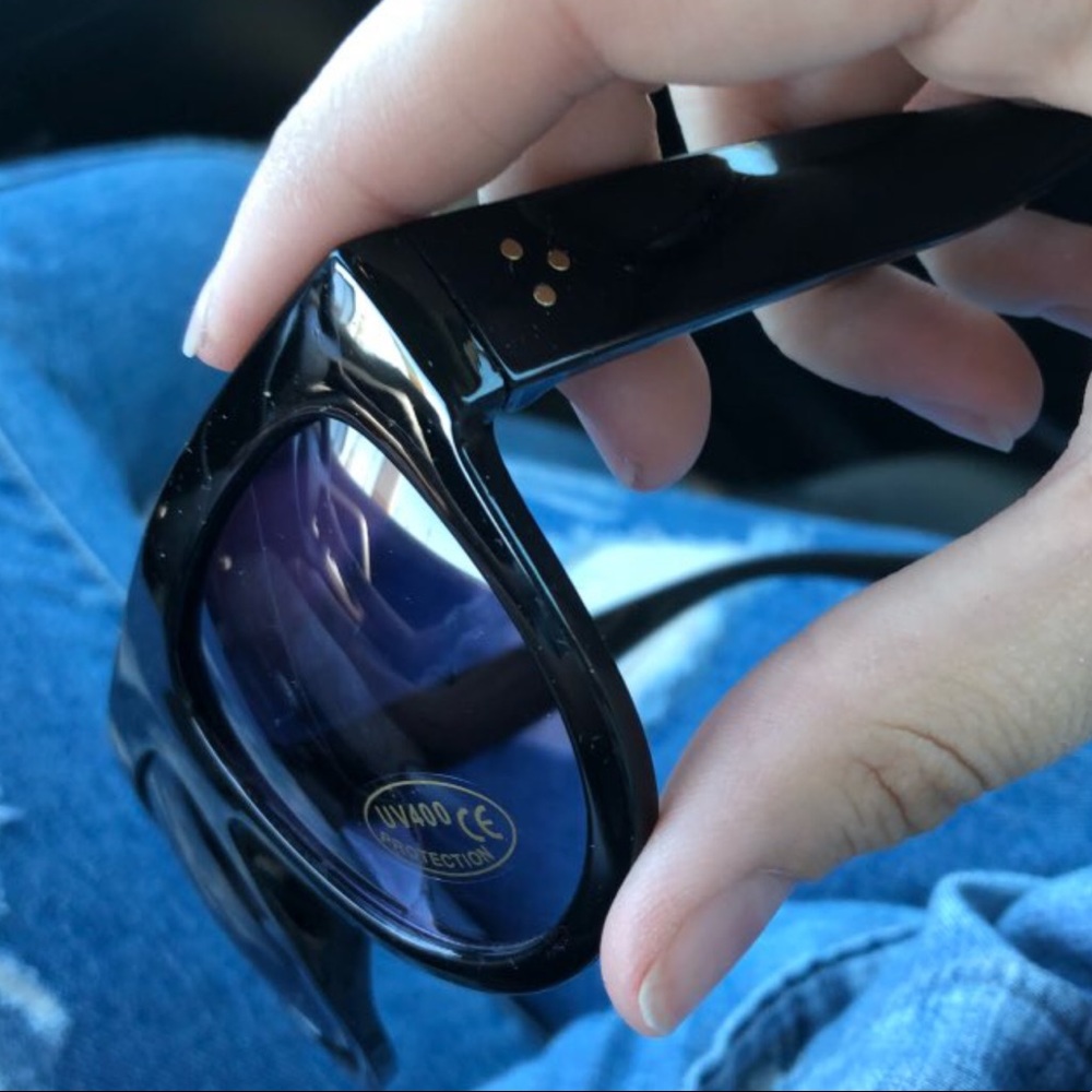 Flat top oversized sunglasses - Picture 5 of 6